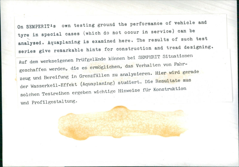 SEMPERIT - Vintage Photograph