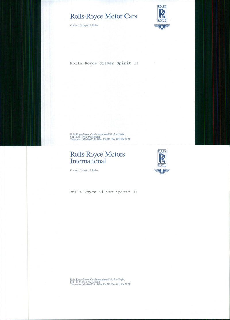 Rolls-Royce Silver Spirit II - Vintage Photograph