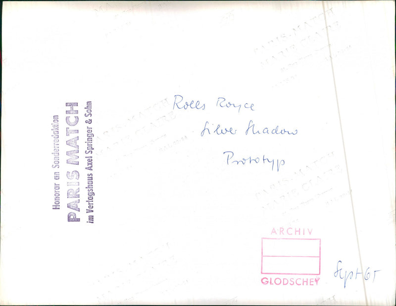 Rolls Royce Silver Shadow - Vintage Photograph