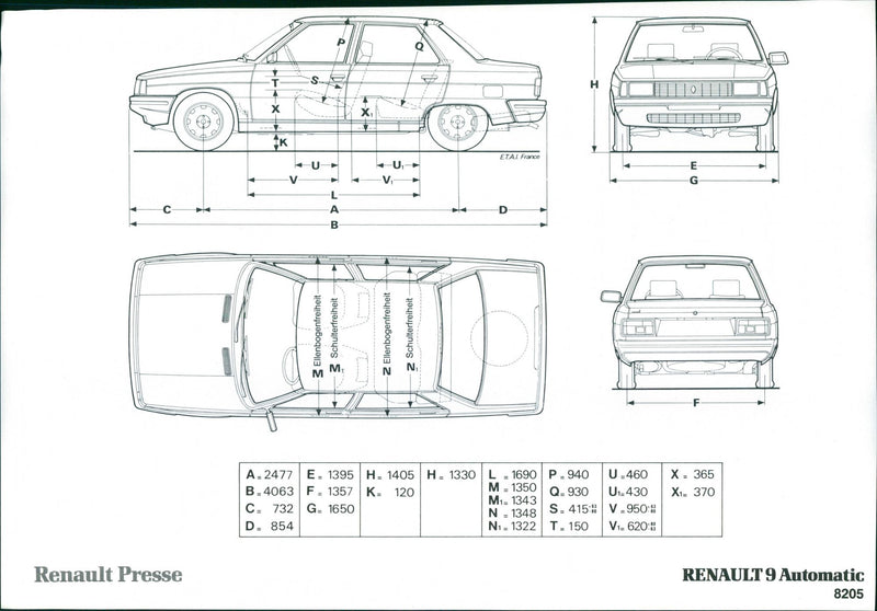 Renault 9 Automatic - Vintage Photograph