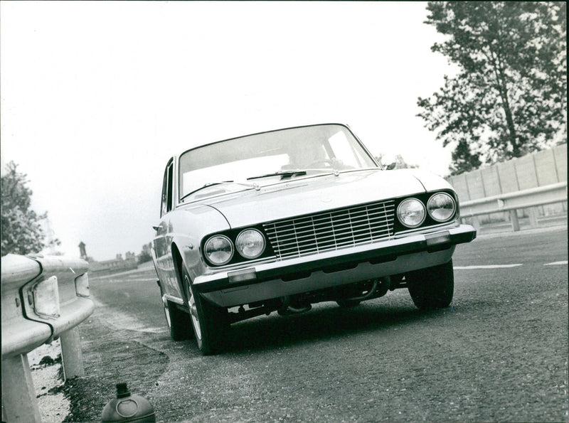 1971 Lancia Flavia Cou[pe 2000 - Vintage Photograph