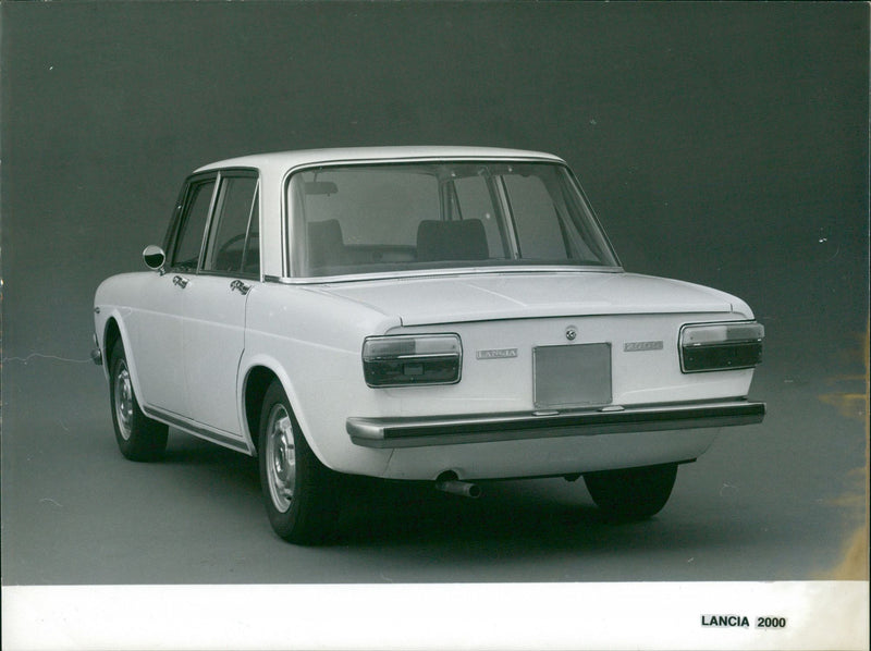 1971 Lancia Flavia Coupe 2000 - Vintage Photograph