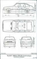 1979 Talbot Simca 1510 SX Automatic - Vintage Photograph