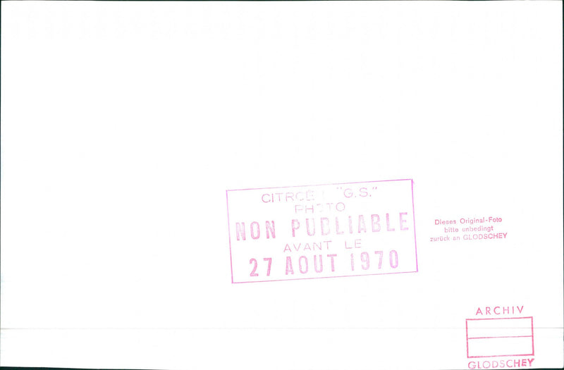 Citroen GS - Vintage Photograph