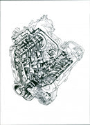 Mazda 626, 1991 - Vintage Photograph