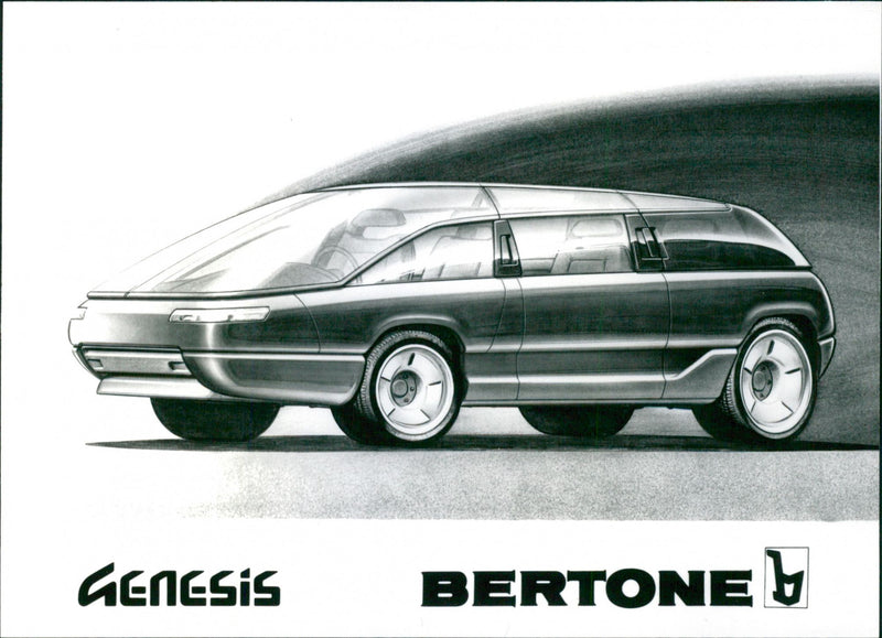 Illustration of 1988 Bertone Genesis - Vintage Photograph
