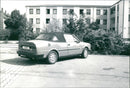 1985 Skoda Rapid 130 Cabriolet, side and rear view - Vintage Photograph