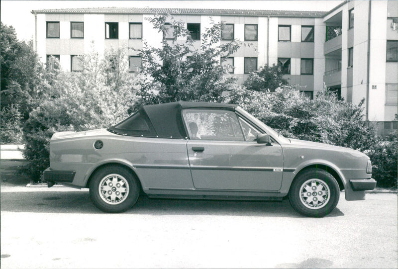 1985 Skoda Rapid 130 Cabriolet, sideview - Vintage Photograph