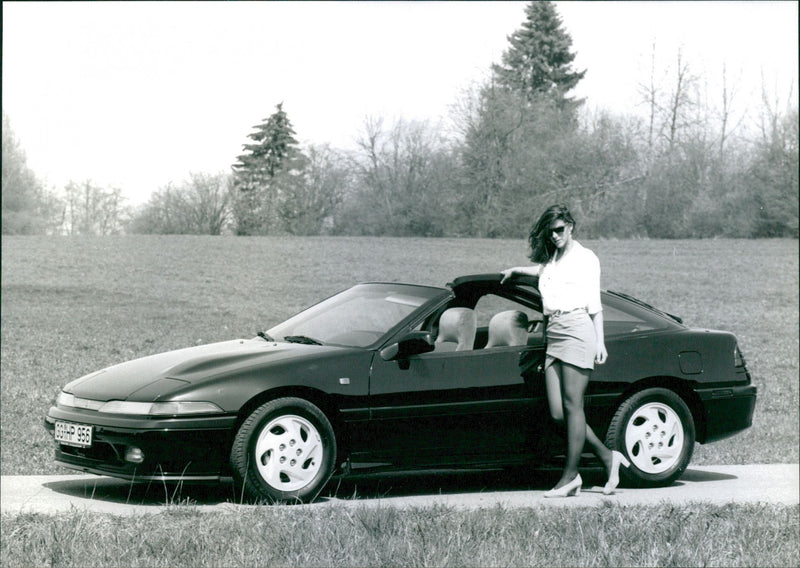 1993 Mitsubishi Eclipse Targa - Vintage Photograph