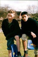 (L) Gareth Humpage & (R) Kiran Beeharry - Vintage Photograph