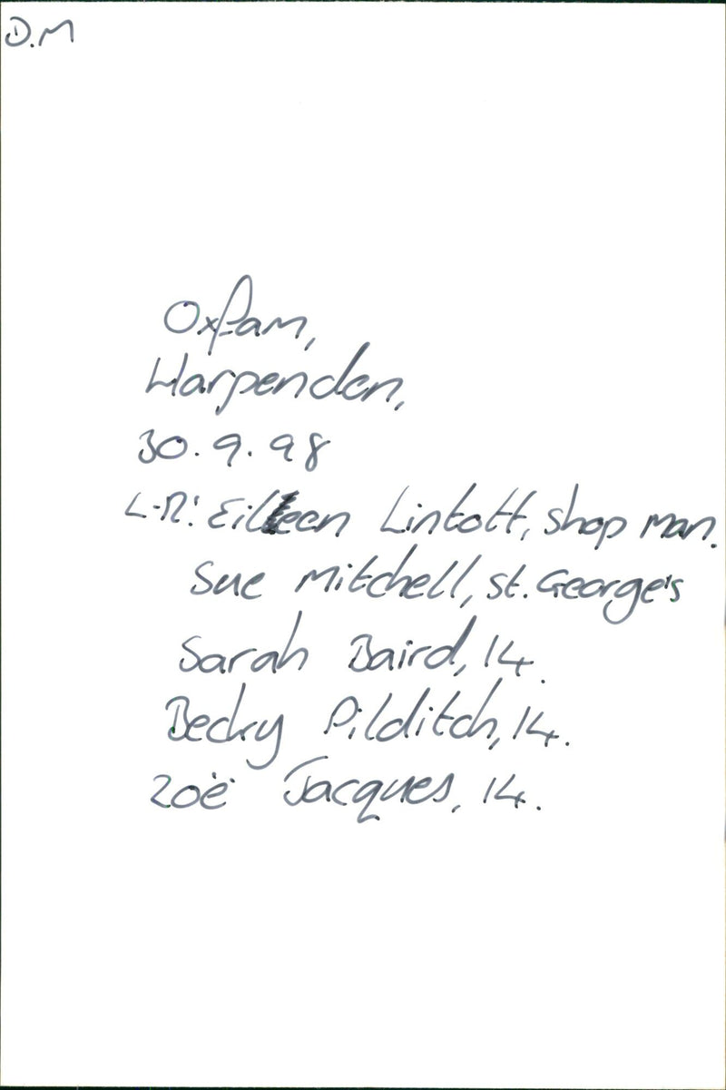 1998 SERIES - Vintage Photograph