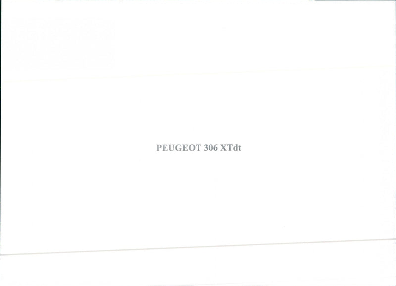 Peugeot 306 - Vintage Photograph