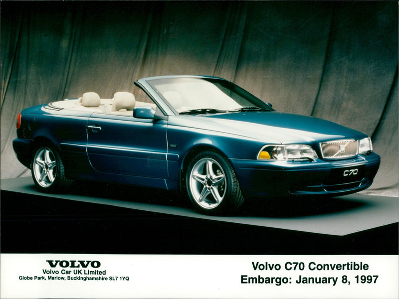 . VOLVO Ivo Car UK Limited Marlow , Buckinghamshire SL7 1YQ Volvo C70 Convert - Vintage Photograph