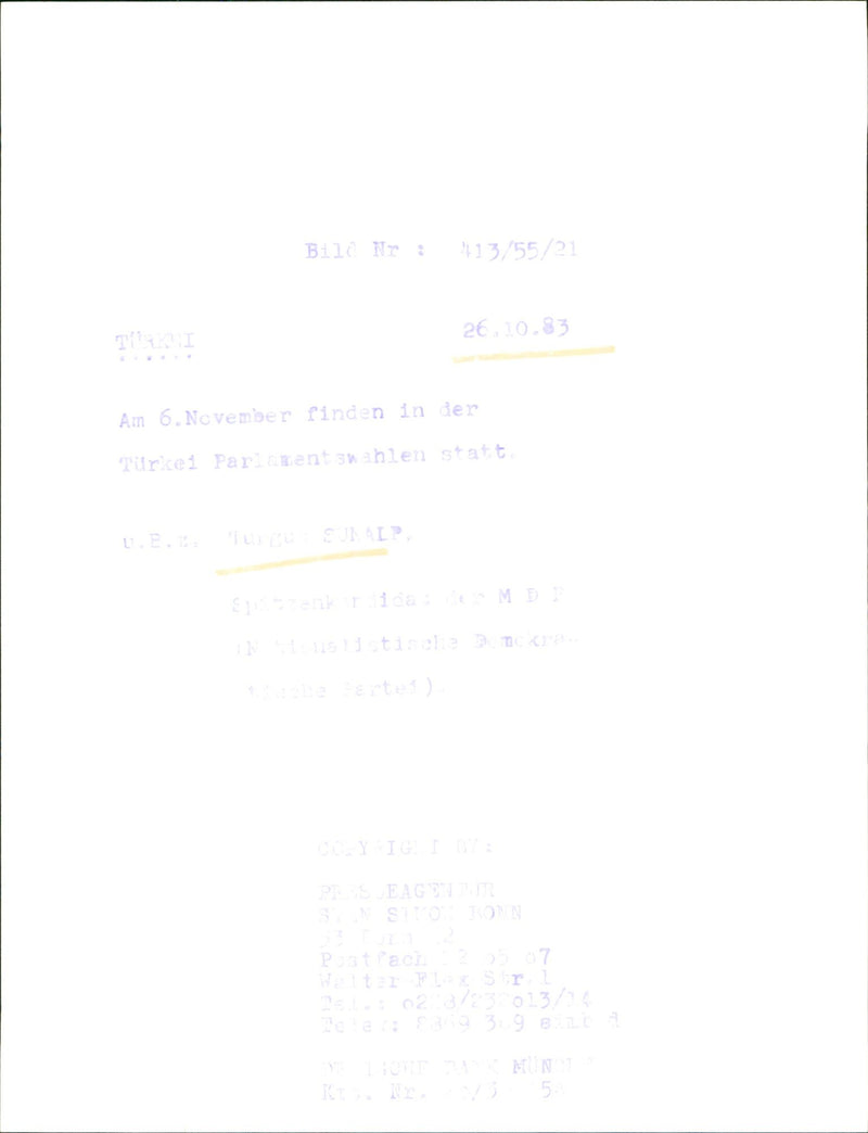 Turgut Sunalp - Vintage Photograph