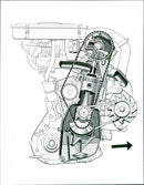 Audi 50 Engine - Vintage Photograph