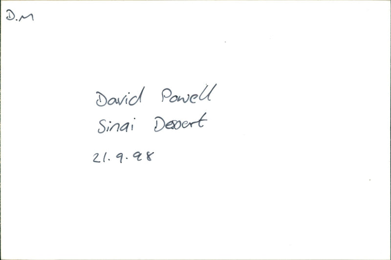 1998 BEYER DAVID MUSIC INTERNATIONAL SERIES - Vintage Photograph