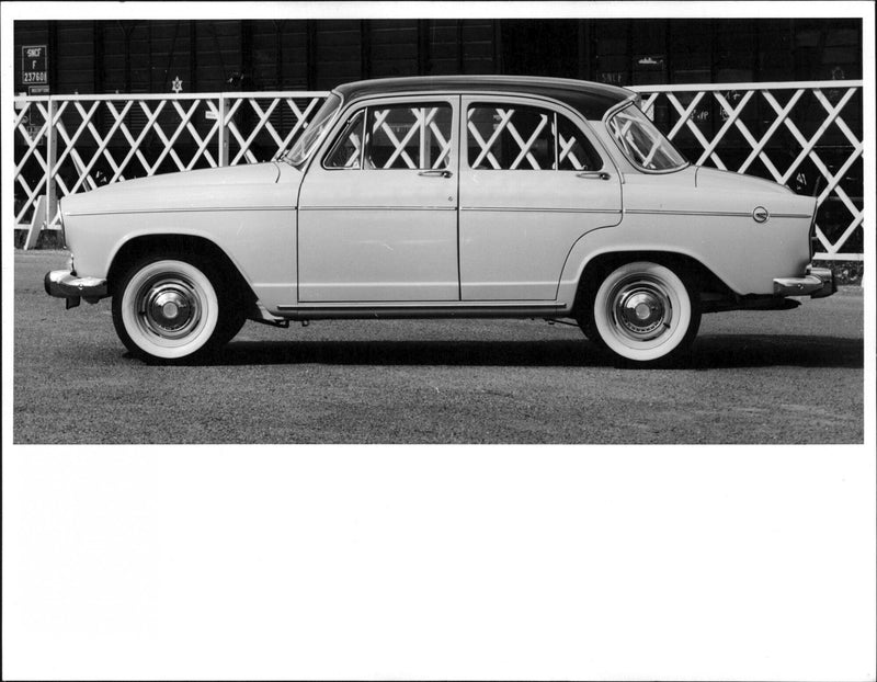 Simca Aronde - Vintage Photograph