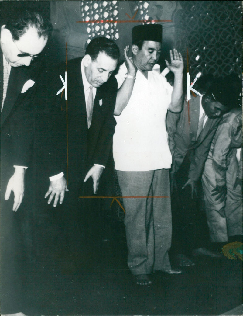 Abdur R. Sukarno, first president of Indonesia - Vintage Photograph