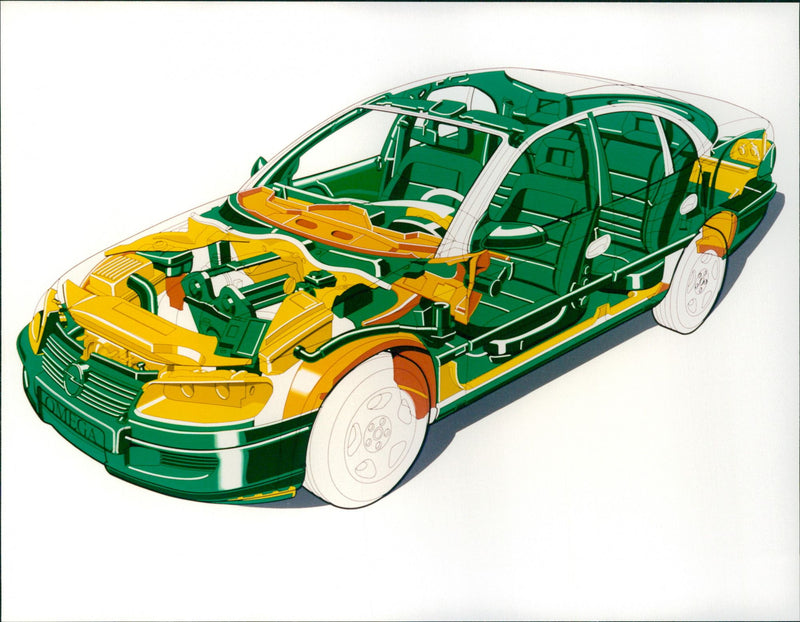 Opel Omega - Vintage Photograph