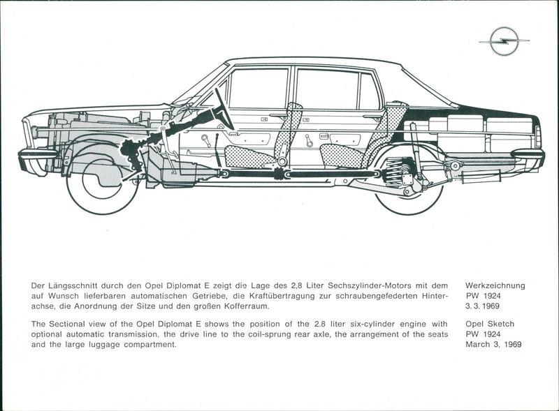 Opel 1969 - Vintage Photograph