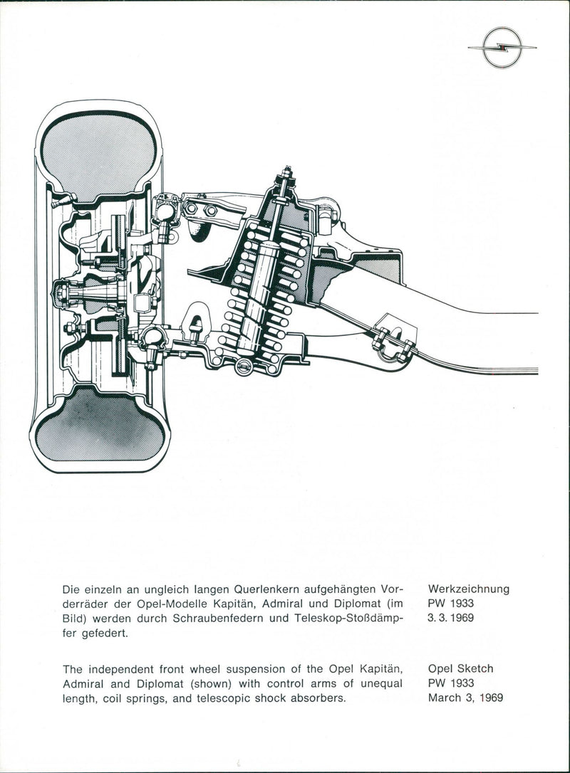 Opel 1969 - Vintage Photograph