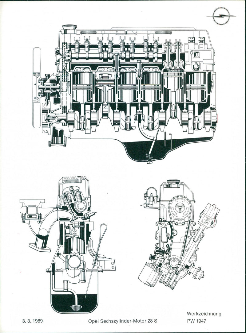 Opel 1969 - Vintage Photograph