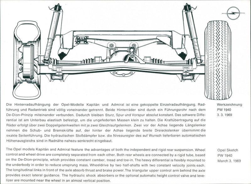 Opel 1969 - Vintage Photograph