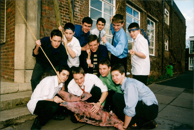 Students of Verulam School - Vintage Photograph
