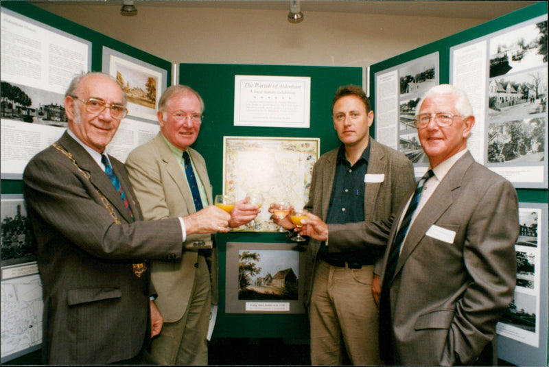 Anthony Kilkerr, Nick Draper, and David Roberts. - Vintage Photograph