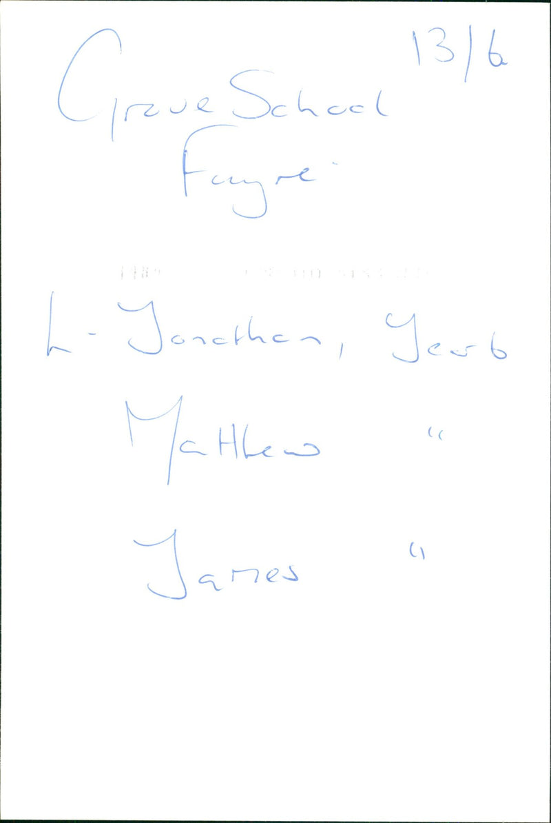 Grove School - Vintage Photograph