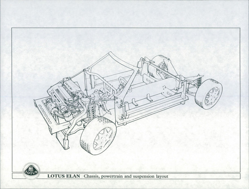1976 Lotus Elan - Vintage Photograph