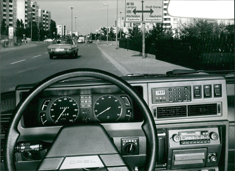 Opel Navigation Sysytem - Vintage Photograph
