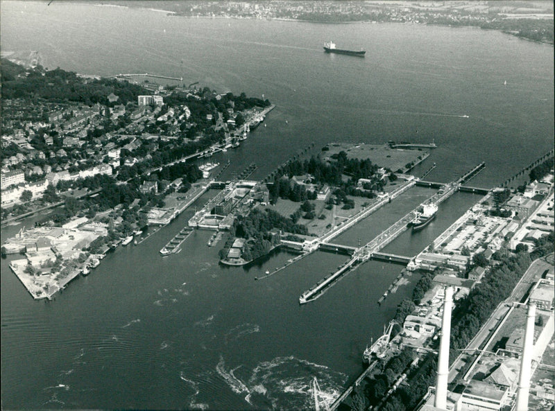 Lock Holtenau - Vintage Photograph