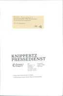 Dieter Schulte - Vintage Photograph