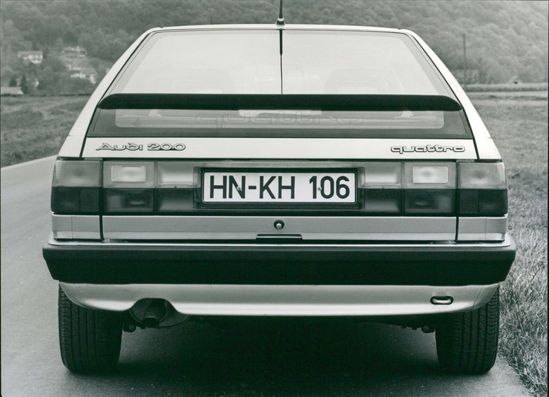 Audi 200 Avant Quattro, 1985 - Vintage Photograph
