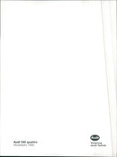 Audi 100 Quattro, 1985 - Vintage Photograph