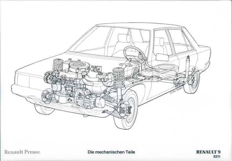 Renault 9 - Vintage Photograph