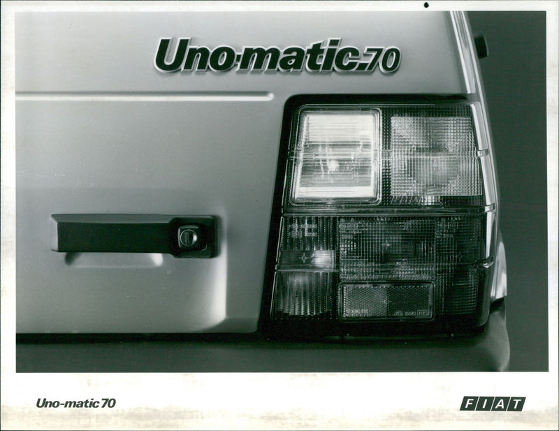 Fiat Uno-matic 70 - Vintage Photograph