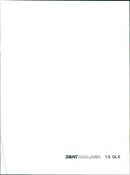 Seat Malaga 1,5 GLX. - Vintage Photograph