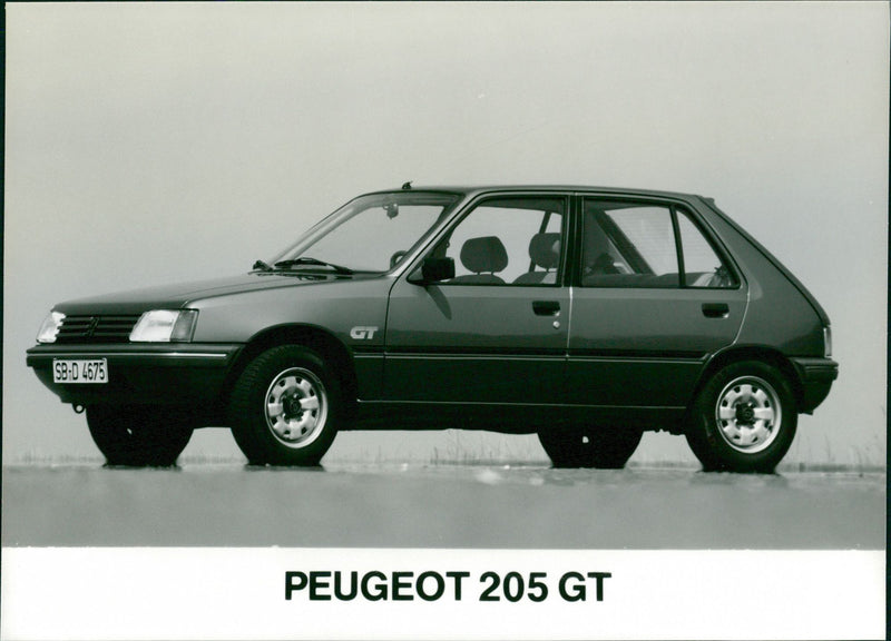 Peugeot 205 GT - Vintage Photograph