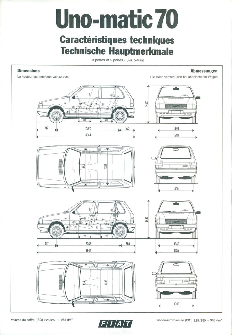 Fiat Uno-matic 70 - Vintage Photograph