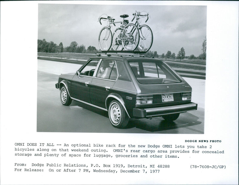 1977 Dodge Omni - Vintage Photograph