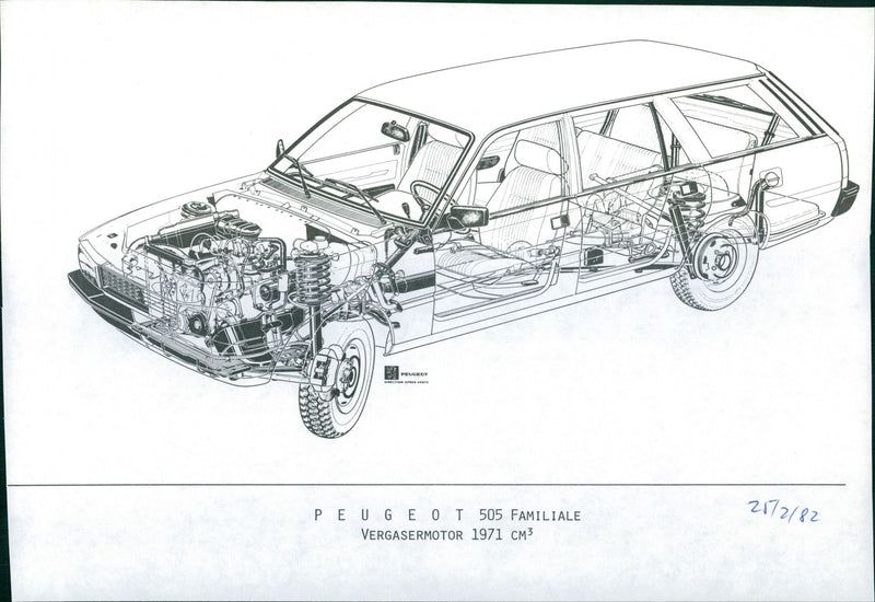 Peugeot 505 - Vintage Photograph
