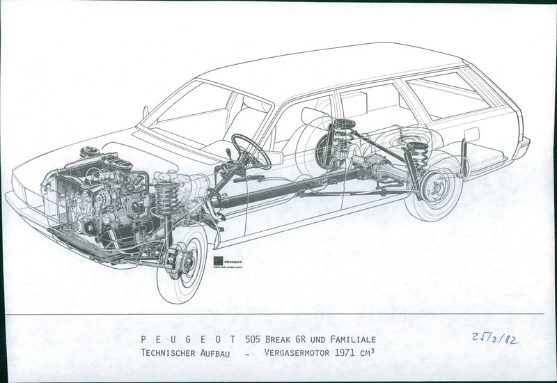 Peugeot 505 - Vintage Photograph