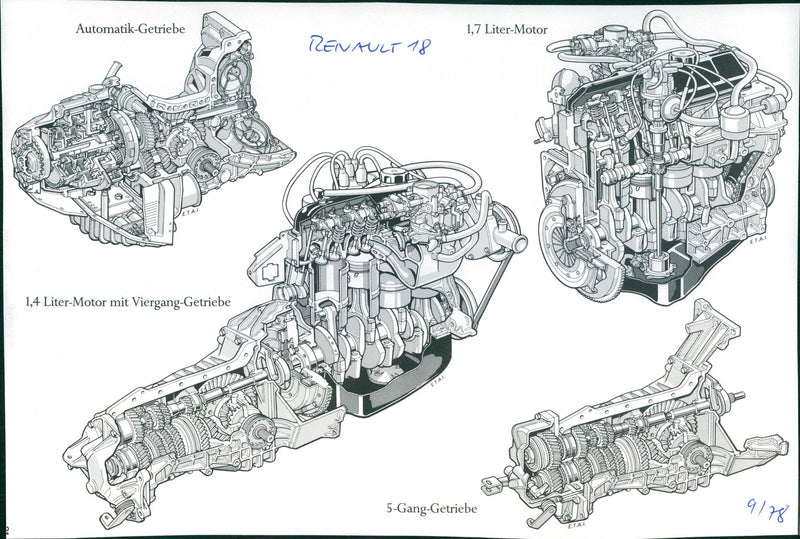 Renault 18 - Vintage Photograph