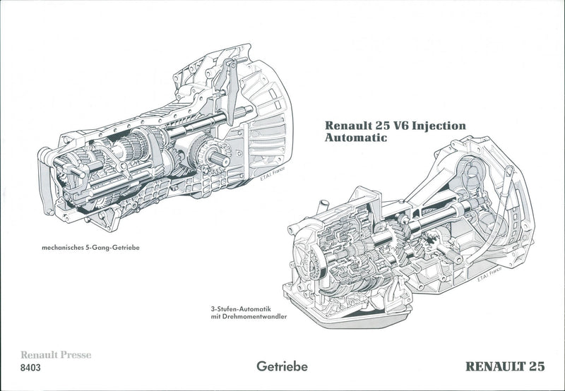 Renault 25 - Vintage Photograph