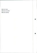 BMW 325i Convertible - Vintage Photograph