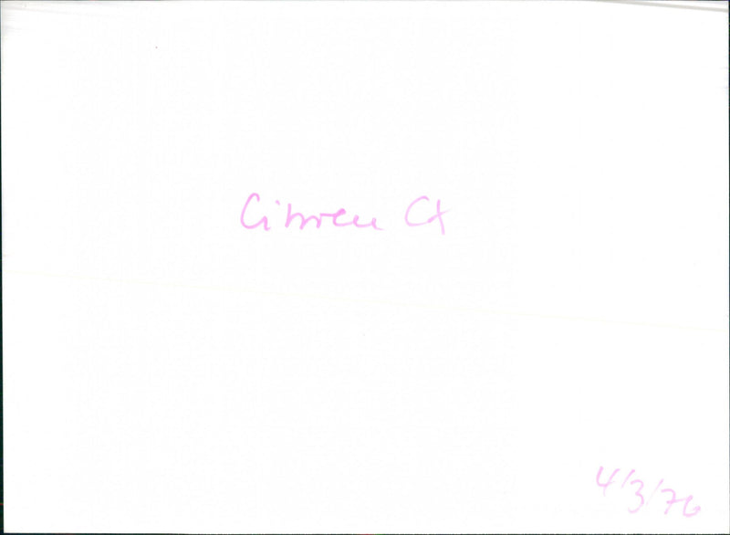 1976 Citroen CX 2200's dashboard and steering wheel - Vintage Photograph