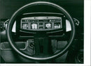 1976 Citroen CX 2200's dashboard and steering wheel - Vintage Photograph