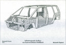 1985 Renault Espace Technical Data - Vintage Photograph